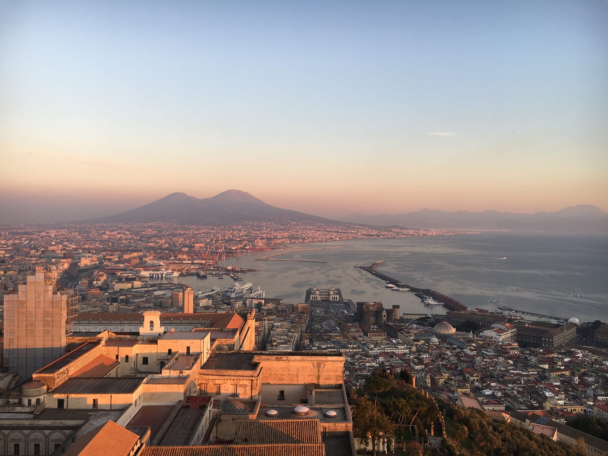 Vesuv und Neapel