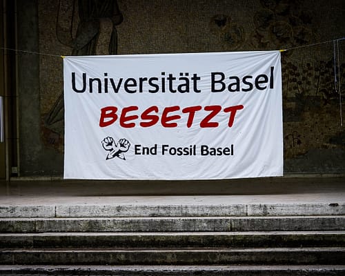End Fossil: Die Uni Basel muss endlich Verantwortung übernehmen